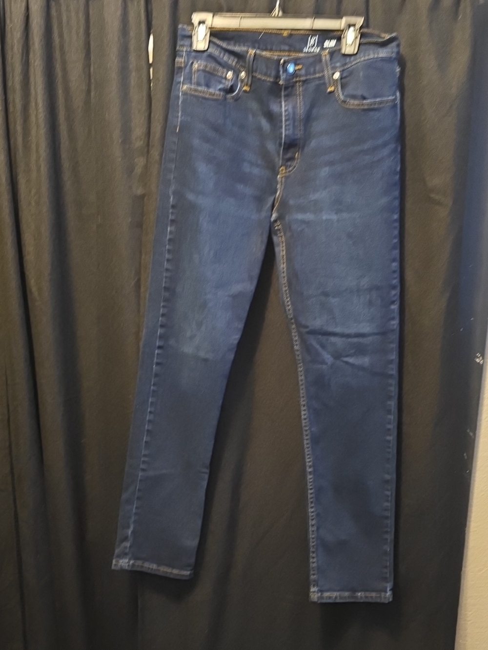 George Men's Navy Skinny Jeans